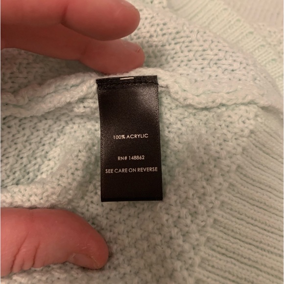 NEW Torrid 4 Mint Green V-Neck Midi Pullover Sweater - Picture 6 of 12